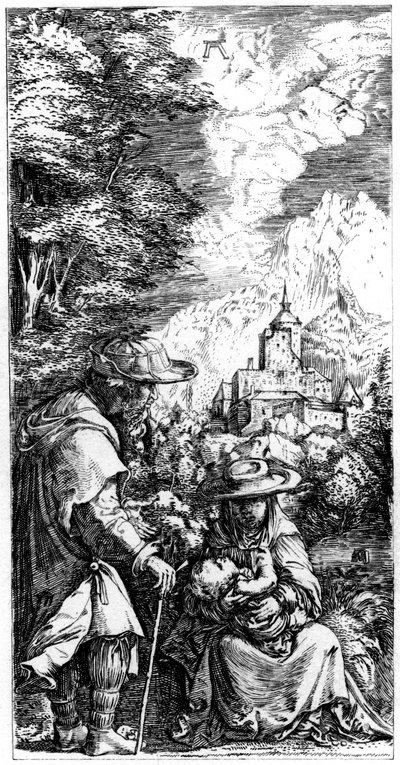 Rest on the Flight into Egypt by Albrecht Altdorfer