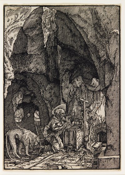 Saint Jerome in a Cave by Albrecht Altdorfer