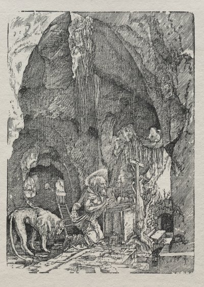 St. Jerome in the Cave by Albrecht Altdorfer