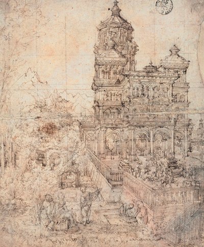 Susanna at the Bath - Drawing by Albrecht Altdorfer by Albrecht Altdorfer