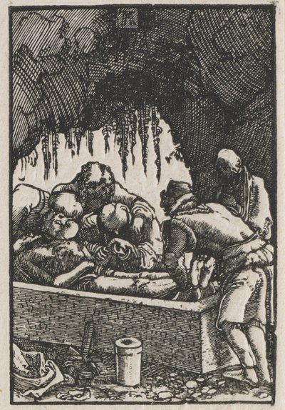 The Fall and Redemption of Man: Burial of Christ by Albrecht Altdorfer