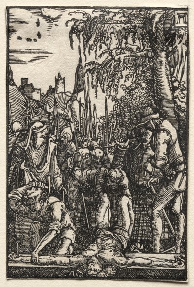 The Fall and Redemption of Man: Christ Nailed to the Cross by Albrecht Altdorfer