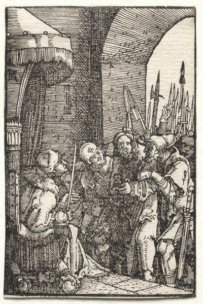 The Fall and Redemption of Man: Christ before Pilate by Albrecht Altdorfer