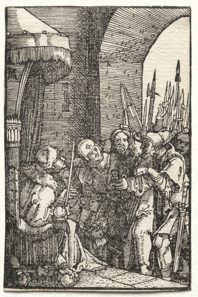 The Fall and Redemption of Man: Christ before Pilate by Albrecht Altdorfer