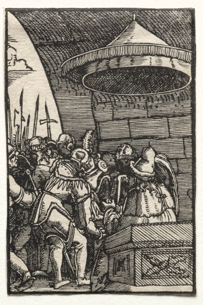 The Fall and Redemption of Man: Pilate Washing His Hands by Albrecht Altdorfer