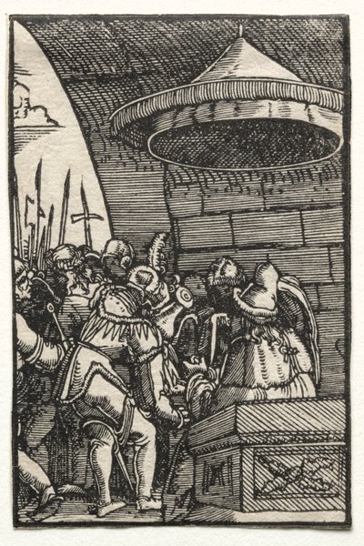 The Fall and Redemption of Man: Pilate Washing His Hands by Albrecht Altdorfer