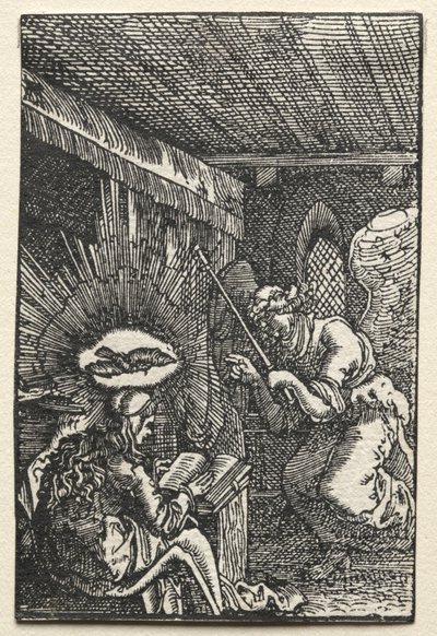 The Fall and Redemption of Man: The Annunciation by Albrecht Altdorfer