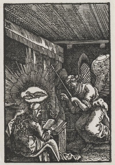 The Fall and Redemption of Man: The Annunciation by Albrecht Altdorfer