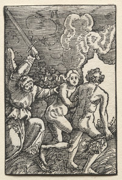 The Fall and Redemption of Man: The Expulsion from Eden by Albrecht Altdorfer