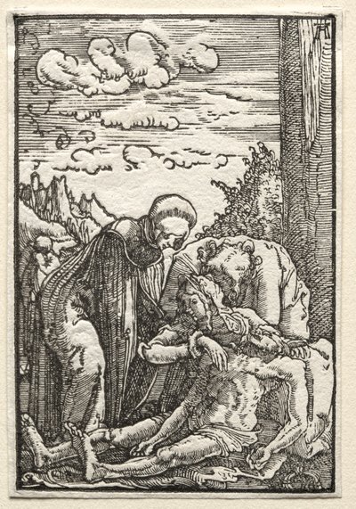 The Fall and Redemption of Man: The Lamentation beneath the Cross by Albrecht Altdorfer