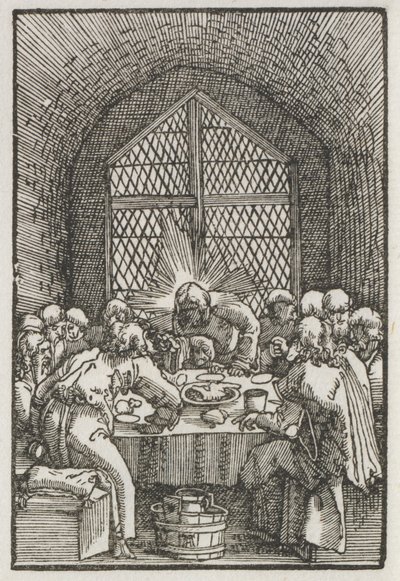 The Fall and Redemption of Man: The Last Supper by Albrecht Altdorfer
