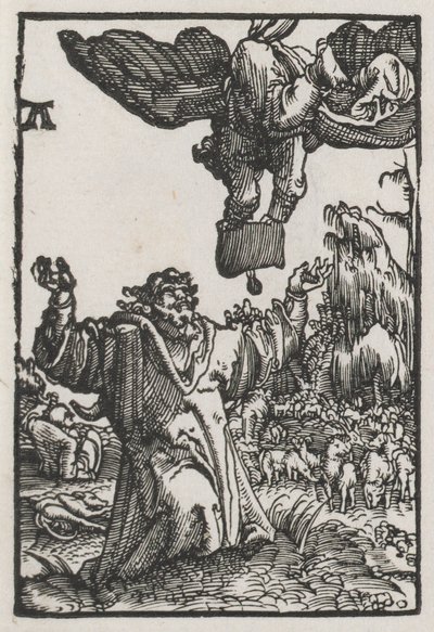 The Fall and Redemption of Man: The Message of the Angel to Joachim by Albrecht Altdorfer