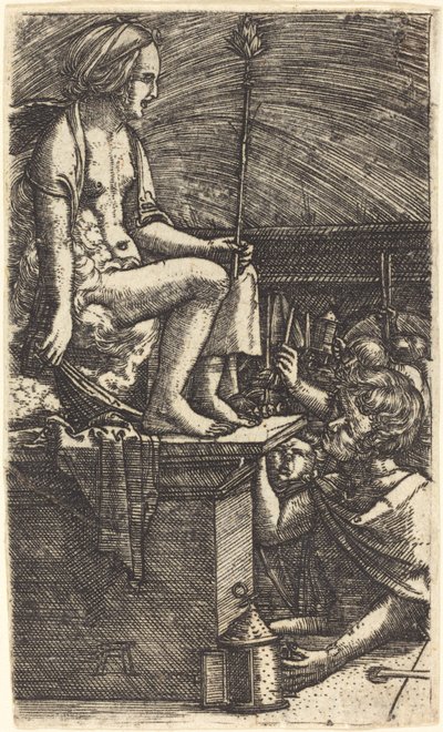 The Roman Courtesan (The Revenge of the Magician Virgil) by Albrecht Altdorfer