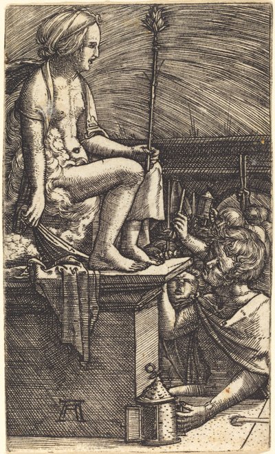 The Roman Courtesan (The Revenge of the Magician Virgil) by Albrecht Altdorfer
