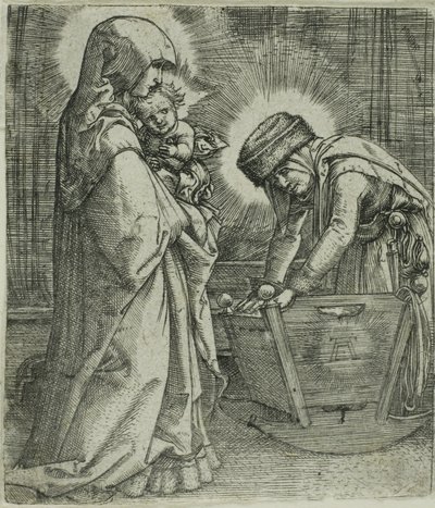 The Virgin and Child with Saint Anne at the Cradle by Albrecht Altdorfer
