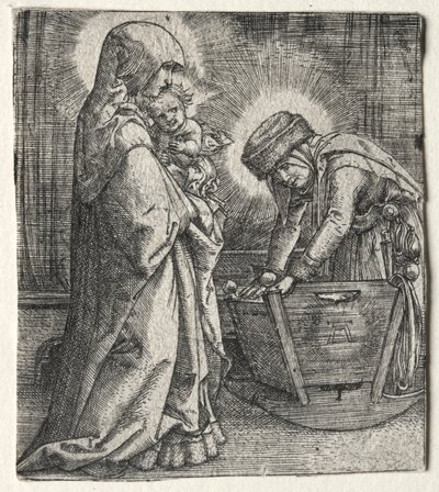 The Virgin with the Child and St. Anne at the Cradle by Albrecht Altdorfer