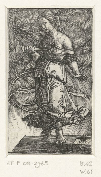 Suicide of Dido by Albrecht Altdorfer