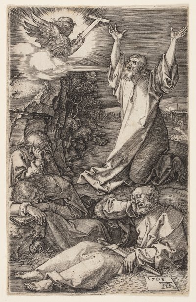 Agony in the Garden, from The Engraved Passion by Albrecht Dürer