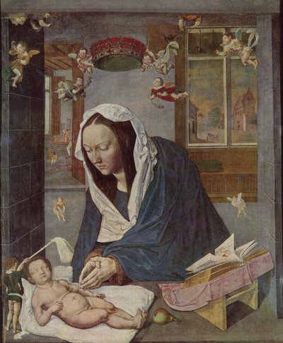 Albrecht-Dürer-Central-Panel-Marienaltar by Albrecht Dürer