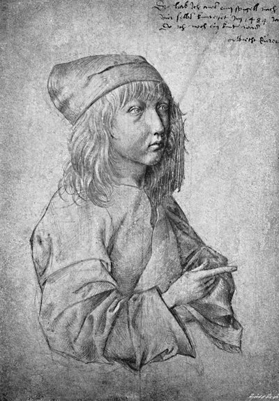 Albrecht Durer at the Age of Thirteen. From a Drawing by Himself by Albrecht Dürer