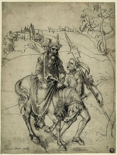 Blind Rider (Belisarius?) by Albrecht Dürer