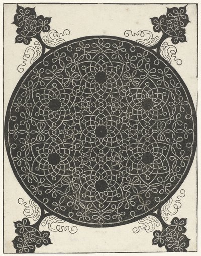 Embroidery sample with seven flower-shaped motifs by Albrecht Dürer