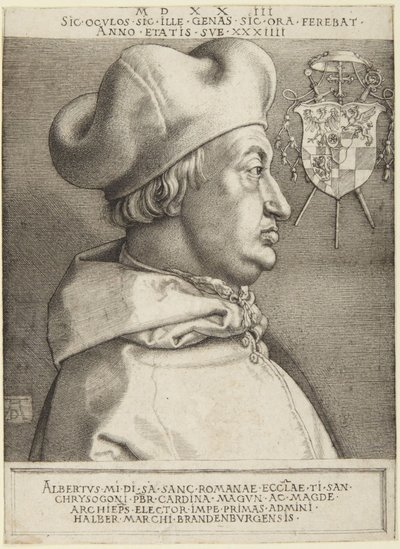 Cardinal Albrecht of Brandenburg by Albrecht Dürer