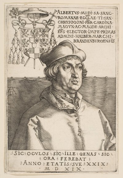 Cardinal Albrecht of Brandenburg by Albrecht Dürer