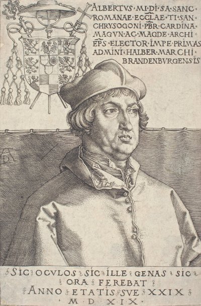 Cardinal Albrecht of Brandenburg by Albrecht Dürer