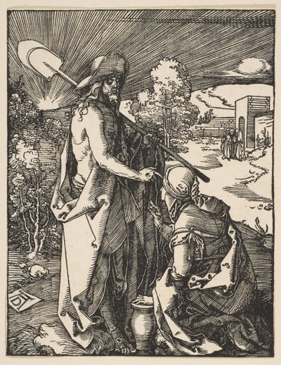 Christ Appearing to Mary Magdalen (from The Small Passion) by Albrecht Dürer