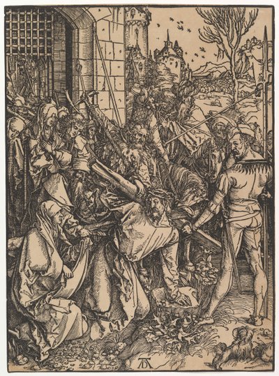 Christ Carrying the Cross, from The Large Passion by Albrecht Dürer