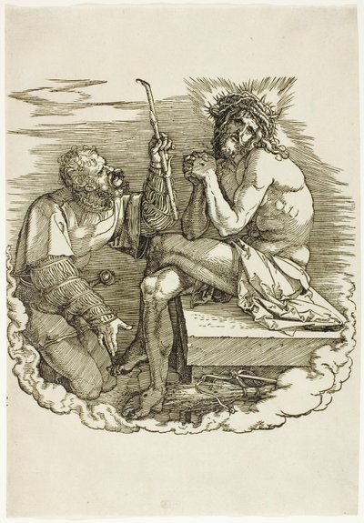 Christ, Man of Sorrows, Mocked by a Soldier (frontispiece from The Large Passion) by Albrecht Dürer
