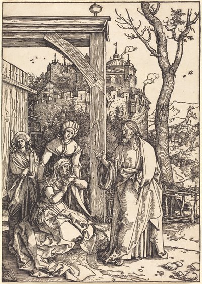 Christ Taking Leave from His Mother by Albrecht Dürer