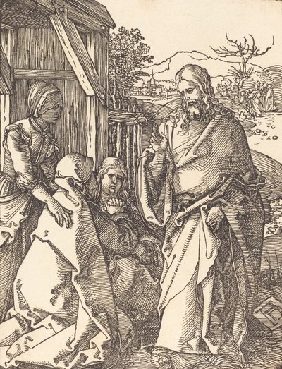 Christ Taking Leave from His Mother, probably c. 1509-1510 by Albrecht Dürer