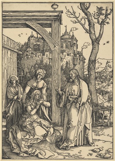 Christ Taking Leave from His Mother, from The Life of the Virgin by Albrecht Dürer