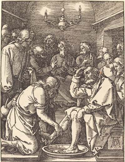 Christ Washing the Feet of the Disciples by Albrecht Dürer