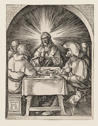 Christ at Emmaus by Albrecht Dürer