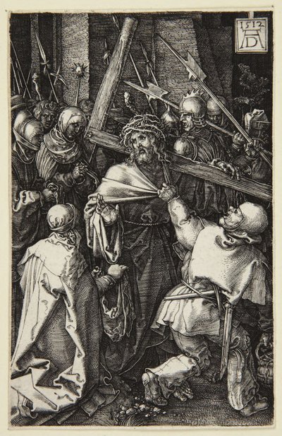 Christ bearing the Cross (Engraved Passion series) by Albrecht Dürer