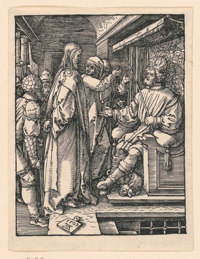 Christ before Herod, from The Little Passion Series by Albrecht Dürer