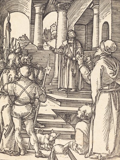 Christ before Pilate, probably c. 1509-1510 by Albrecht Dürer