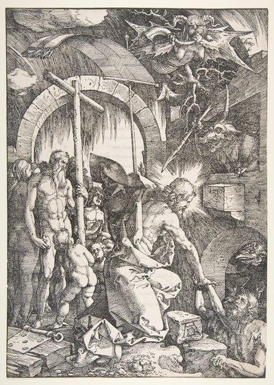 Christ in Limbo, from The Large Passion by Albrecht Dürer