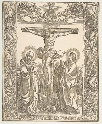 Christ on the Cross between the Virgin and Saint John by Albrecht Dürer