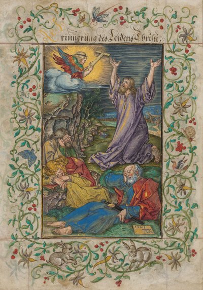 Christ on the Mount of Olives, 1508 and 1580s by Albrecht Dürer