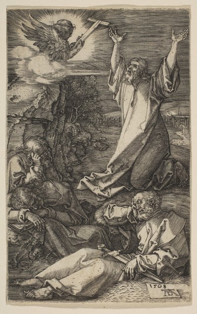 Christ on the Mount of Olives, from The Passion by Albrecht Dürer