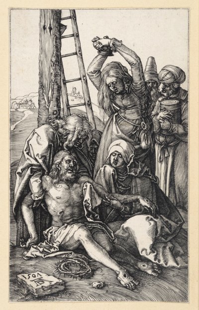 Lamentation of Christ (Copperplate Passion) by Albrecht Dürer