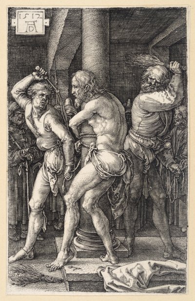 The Scourging of Christ (Copperplate Passion) by Albrecht Dürer