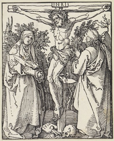 Christ on the Cross with Mary and John by Albrecht Dürer