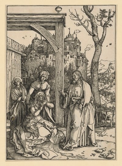 Christ Taking Leave of His Mother (Life of Mary) by Albrecht Dürer