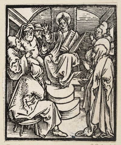 Christ Among the Scholars (43 Religious Themes) by Albrecht Dürer