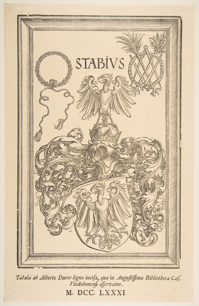 Coat-of-Arms of Johan Stabius by Albrecht Dürer